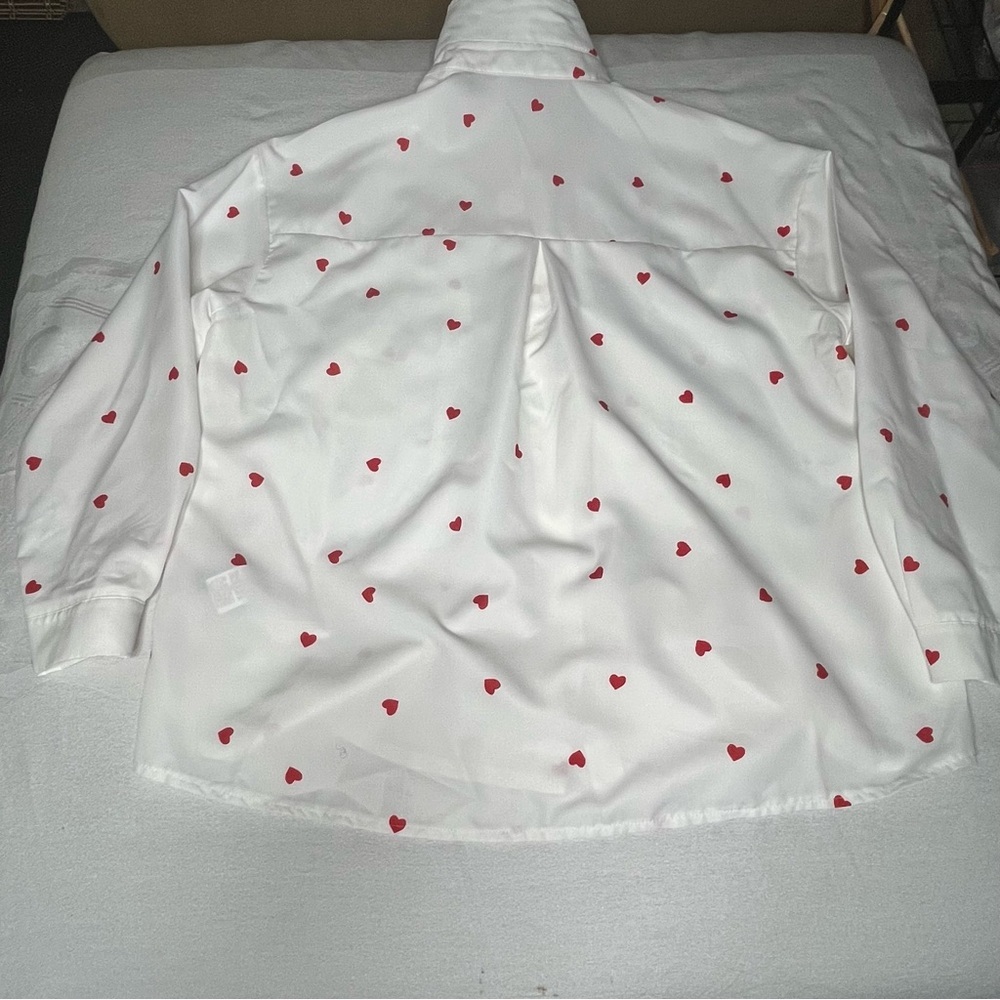 SHEIN Heart Print Shirt and Pleated Skort Set XS - Picture 13 of 15